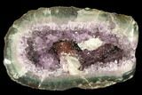 Purple Amethyst Geode - Uruguay #87452-2